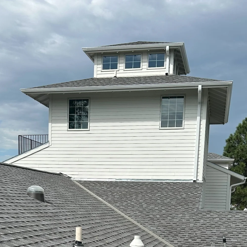 Beautiful home siding installation completed by Collis Construction