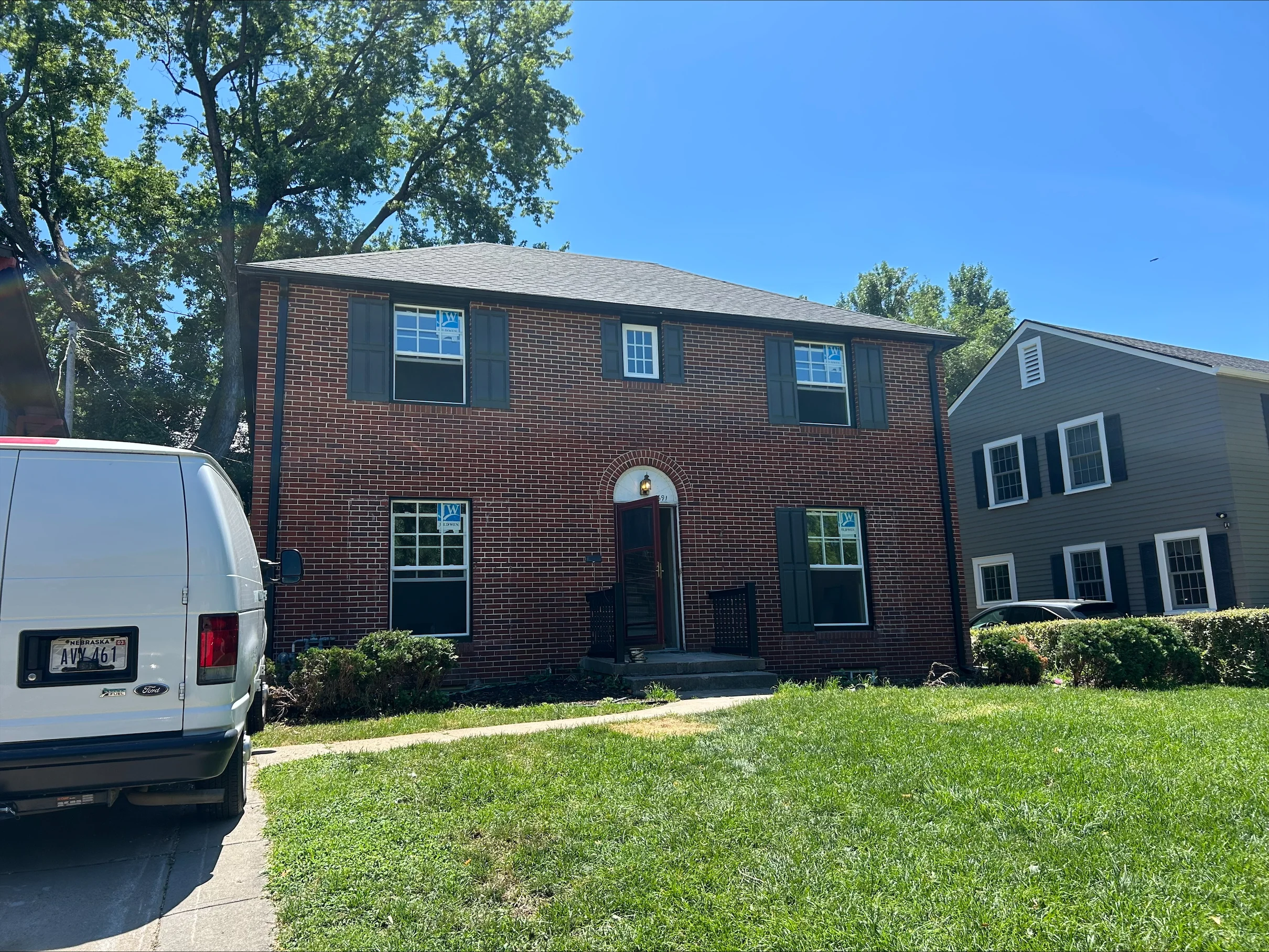 Quality window installation on residential home